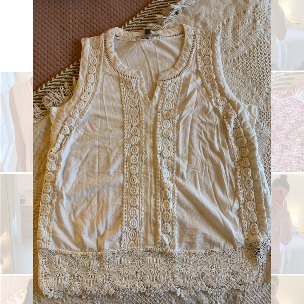 Macrame Detailed Tank